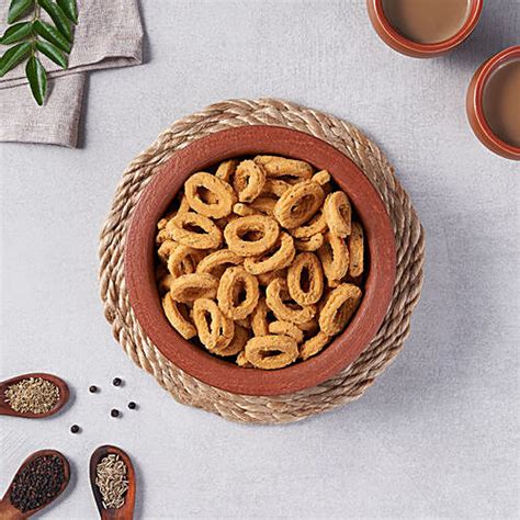 Buy Tasties Origins Namkeen Chegodi Chegodilu Wheat Rings Crispy