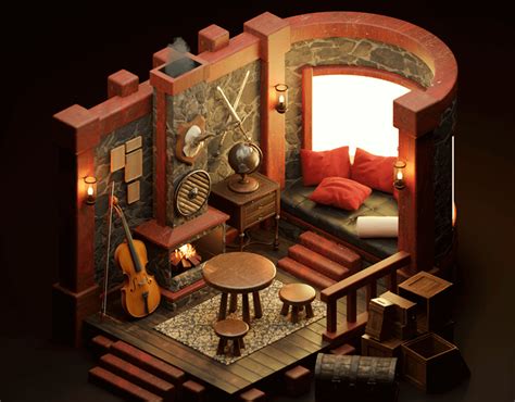 3d Dioramas By Aditya Pathak On Behance