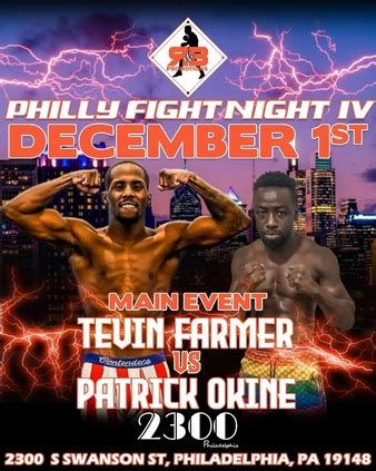 Philly Fight Night 4 | Event | Tapology