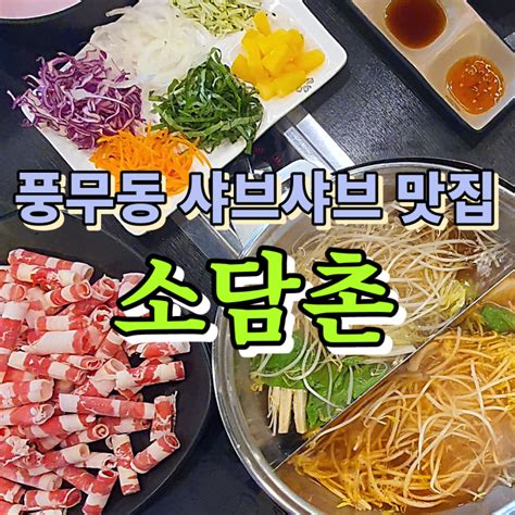 김포 풍무동 맛집 샤브샤브 월남쌈 무한리필 소담촌 네이버 블로그