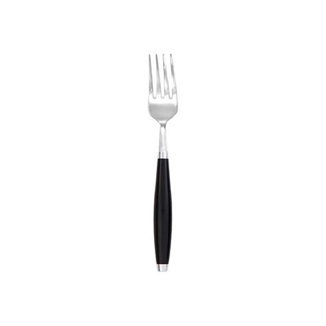 Fiesta Black Salad Fork Stainless By Homer Laughlin