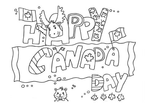 Coloriage F Te Du Canada T L Charger Et Imprimer Gratuit Sur