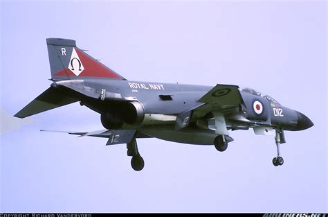 Mcdonnell Douglas F 4k Phantom Fg1 Uk Navy Aviation Photo