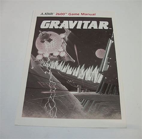 Gravitar Instructions Atari