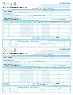 F Semplificato Compila Online Stampabile Compilabile Vuoto