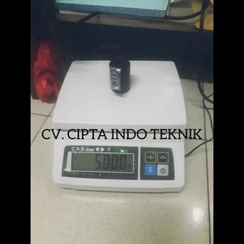 Jual Timbangan Meja CAS SW 1A Kapasitas 30 Kg X 1 G Oleh CV Cipta