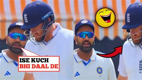 Real Voice Rohit Sharma Stump Mic Ind Vs Eng Test Youtube