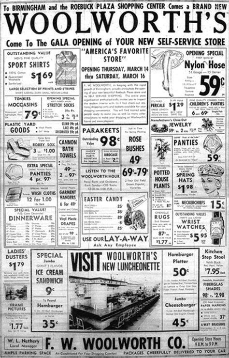 Vintage Newspaper Ad For Woolworth S Look At That You Could Buy A