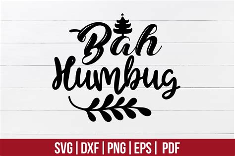 Bah Humbug Svg Design Illustration Par Akdesignstorebd Creative Fabrica