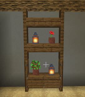 Easy Minecraft Shelf | Minecraft shelf, Minecraft shelves, Minecraft