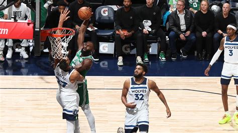 Jaylen Brown Throws Down Poster On Rudy Gobert Stream The Video