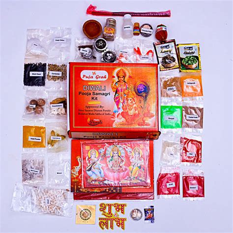 Diwali Poojan Samagri Pack australia | Gift Diwali Poojan Samagri Pack- FNP