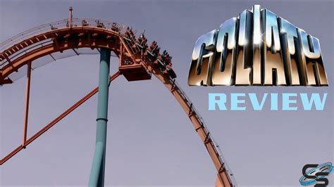 Goliath Review Six Flags Over Georgia Bandm Hyper Coaster Youtube