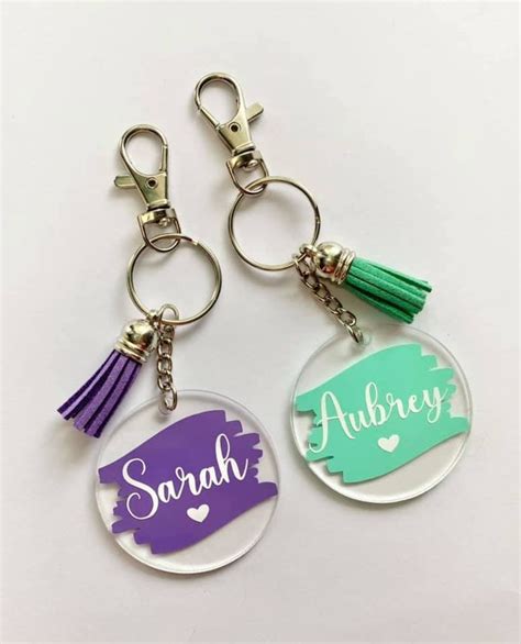 Personalized Keychain Name Keychain Custom Keychain - Etsy