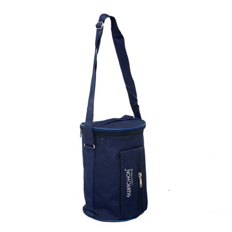 Kuber Industries™ Lunch Cover Carry Lunch Bag Blue Ki19077