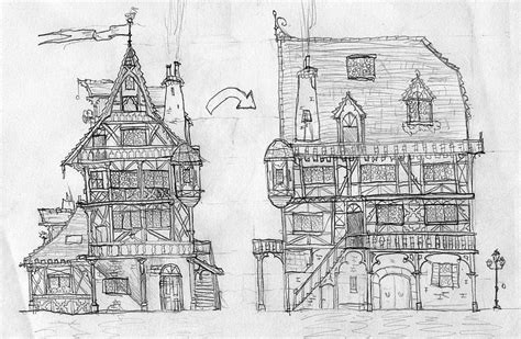 medieval house concept by lordoffog on DeviantArt