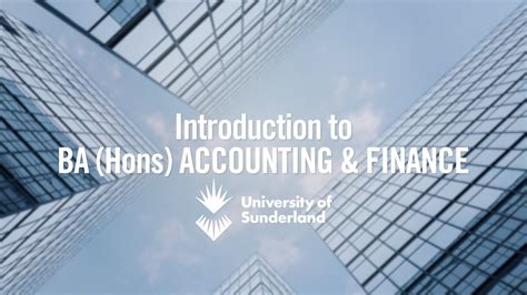 BA Hons Accounting Finance YouTube