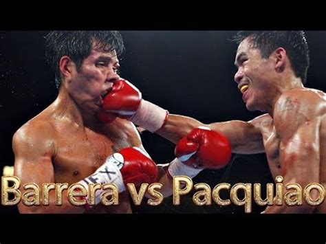 Marco Antonio Barrera Vs Manny Pacquiao I Highlights Video Dailymotion