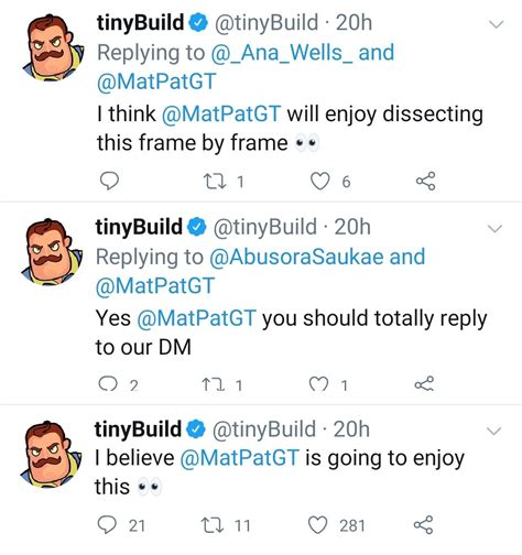 TinnyBuild Begging MatPat for Attention (Alternative) | Hello Neighbor ...