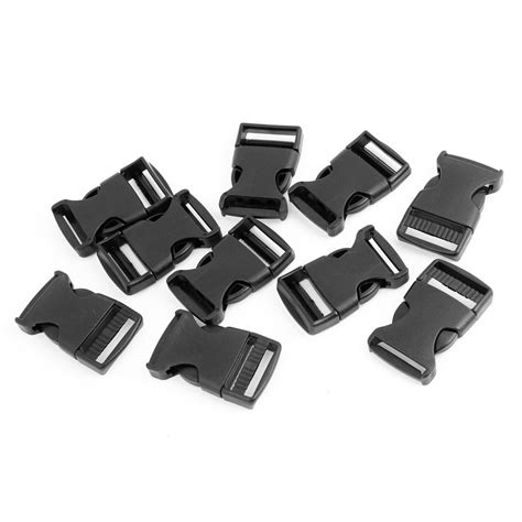 Pcs Cm Width Plastic Safety Quick Release Buckles Black Ws Ebay