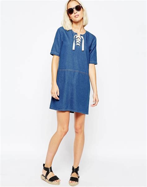 Tunic Dress Lace Dress Asos Denim