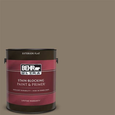 Behr Ultra Gal Ppu Native Soil Flat Exterior Paint Primer