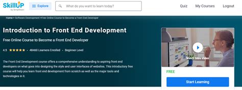 Best Front End Development Courses To Learn In