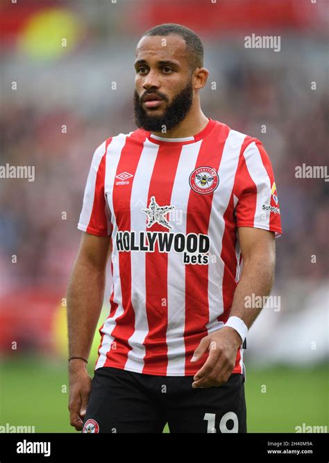 Brentford's Bryan Mbeumo during the match at the Brentford Community ...