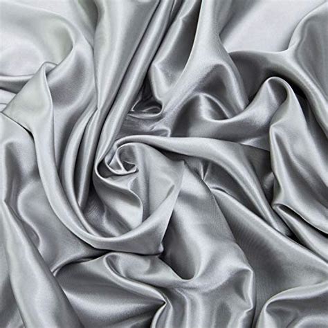 Lanest Housing Silk Satin Sheets 3 Piece Twin Size Satin Bed Sheet Set With Deep Pockets