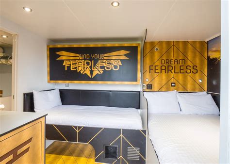 Stay Overnight In A Ride Themed Room At Thorpe Shark Cabins Thorpe Park