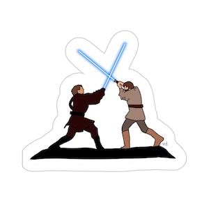 Anakin and Obi Wan, Fight Scene, Starwars, Revenge of the Sith, Kiss ...