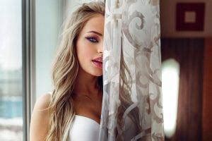 Women Model Hair Brunette Looking At Viewer Beach Wallpapers HD Desktop And Mobile