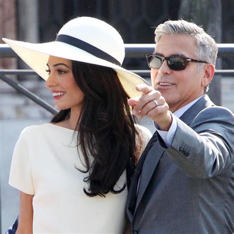 Hollywood Actor George Clooney and Amal Alamuddin's Platinum Wedding Bands