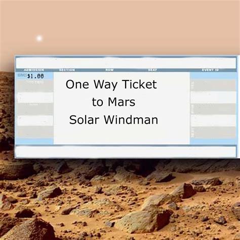 ‎One Way Ticket to Mars - Single - Album by Solar Windman - Apple Music