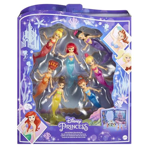 Disney Princess Ariel And Sisters Storybook Set 25x6x31cm In 2024