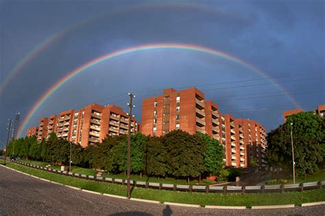 Lightning and a Double Rainbow