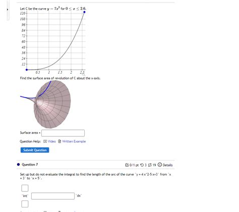 Solved Let C Be The Curve Y 72 For 0 Chegg