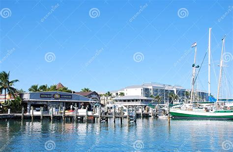 Marina At The Gulf Of Mexico Key West On The Florida Keys Editorial