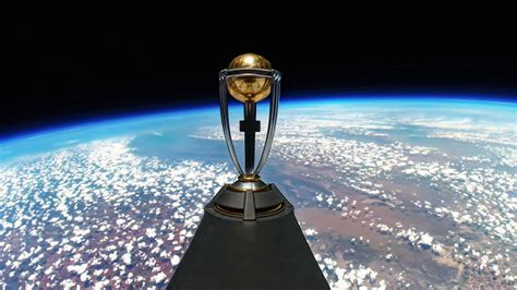 ICC World Cup 2023 Trophy Tour launches with lift-off into space - Stad ...