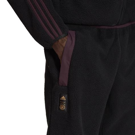 Pantalon Surv Tement Allemagne Fleece Noir Violet Sur Foot Fr