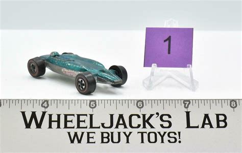 Shelby Turbine Aqua Redline Hot Wheels Mattel Vintage Rl Wheeljack S Lab
