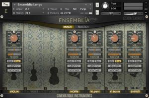 Cinematique Instruments Ensemblia Kontakt E