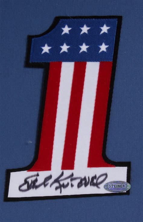 Evel Knievel Signed Number One Patch 14x20 Custom Framed Display