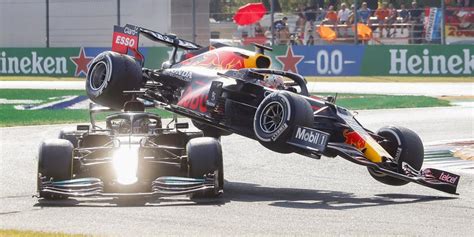 Max Verstappen Y Lewis Hamilton Video Choque En El Circuito De Monza En