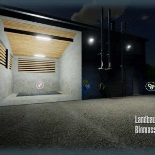 Landbauer Bio Heating Plant V1 2 FS22 Mod Farming Simulator 22 Mod