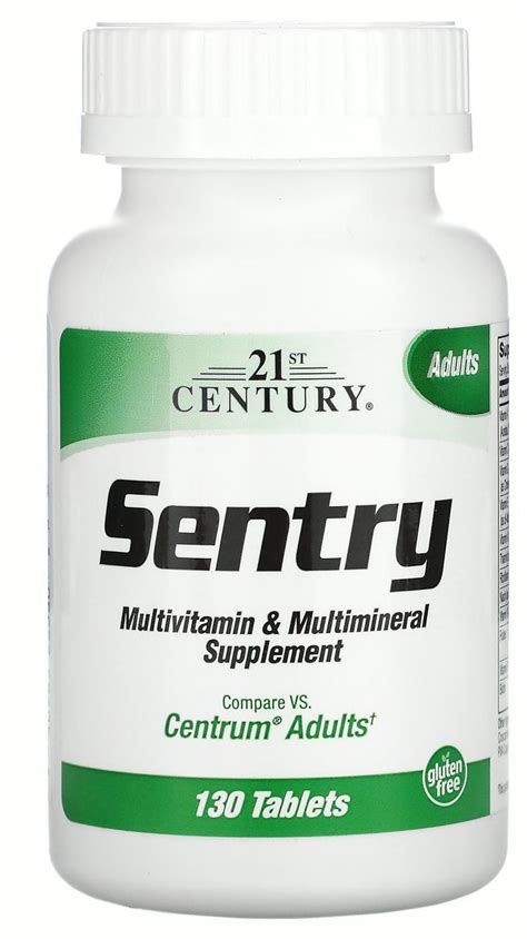 سعر ومواصفات 21 سينتري‏ Sentry، مكمل غذائي بالفيتامينات والمعادن