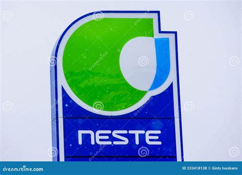 NESTE Company Logo. NESTE is Finnish is Oil Refining and Marketing ...