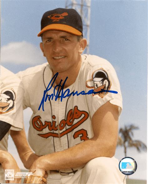 Autographed Ron Hansen X Baltimore Orioles Photo Main Line Autographs