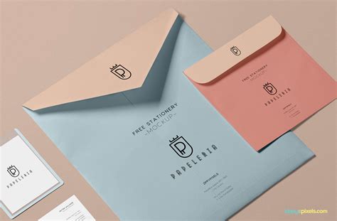 Beautiful Envelope Mockup Free Psd Zippypixels