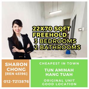 Tun Aminah Skudai Jalan Hang Tuah Single Storey Terrace For Sale For